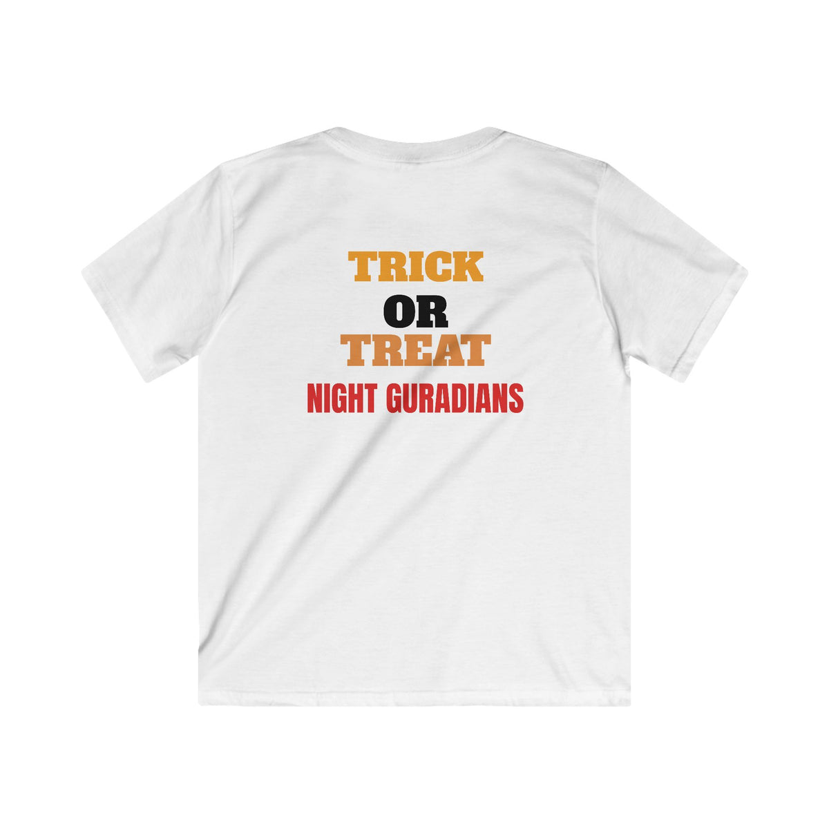 Kids Halloween T-Shirt — 'Night Guardians' Trick or Treat Puppy Pumpkin Tee